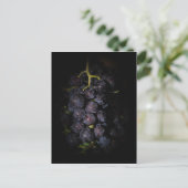 Carte postale de raisins violets (Debout devant)