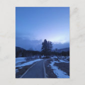 Carte postale de randonnée hivernale Bitter Blue M (Devant)