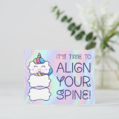 Carte postale de rappel de chiropratique pédiatriq (Debout devant)