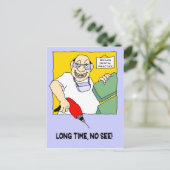 Carte postale de rappel de contrôle dentaire (Debout devant)