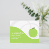 Carte postale de rappel de professeur (Debout devant)