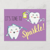 Carte postale de rappel de rendez-vous dentaire (Devant)