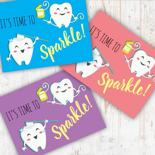 Carte postale de rappel de rendez-vous dentaire