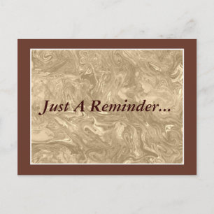 Carte postale de rappel de rendez-vous personnalis