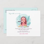 Carte postale de rappel dermatologue (Devant / Derrière)