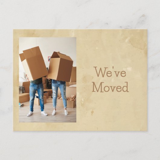 Carte postale de rappel d'une nouvelle adresse et  (Devant)