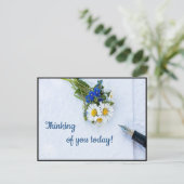 Carte postale de rappel réfléchie (Debout devant)