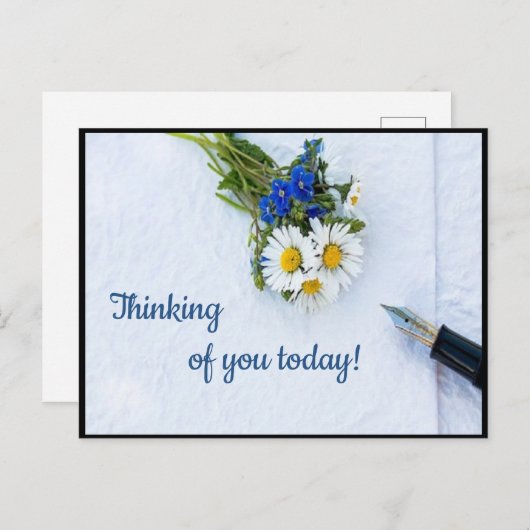 Carte postale de rappel réfléchie (Devant / Derrière)