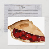 Carte postale de recette (Devant / Derrière)