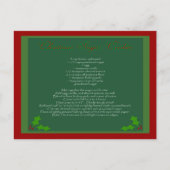 Carte postale de recette de biscuit de sucre de (Devant)