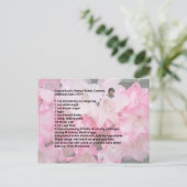 carte postale de recette de cookie au beurre de ca (Debout devant)