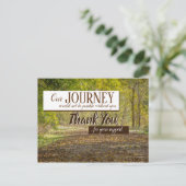 Carte postale de reconnaissance de la clientèle - (Debout devant)