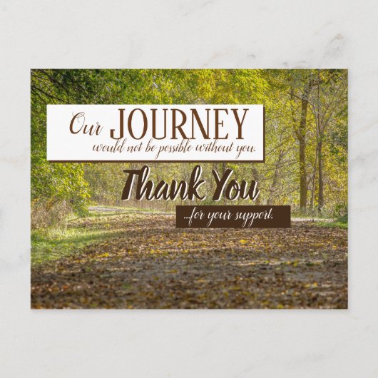 Carte postale de reconnaissance de la clientèle - (Devant)