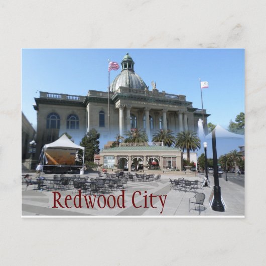 Carte postale de Redwood City (Devant)