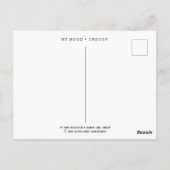 Carte postale de réflexion du lac Mount Hood (Dos)