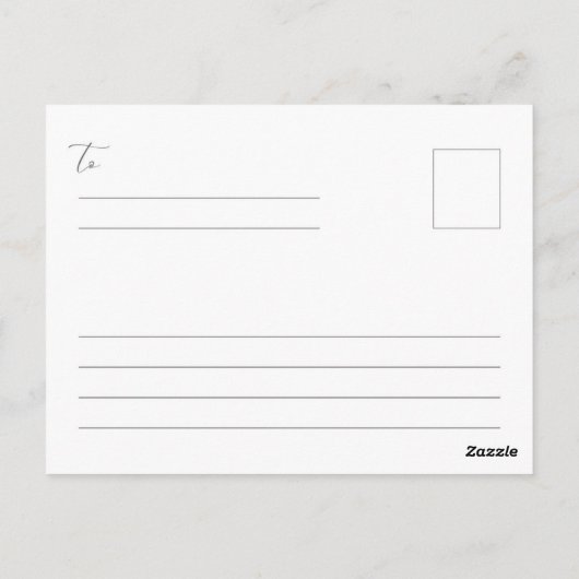 Carte postale de réflexions d'automne (Dos)