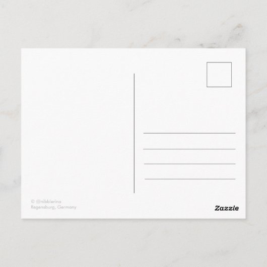 Carte postale de Regensburg (Dos)