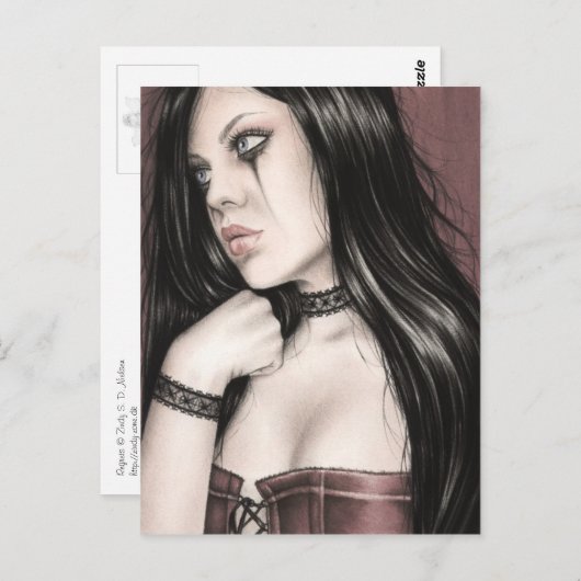 Carte postale de regrets (Devant / Derrière)