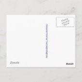 Carte postale de remerciement (Dos)