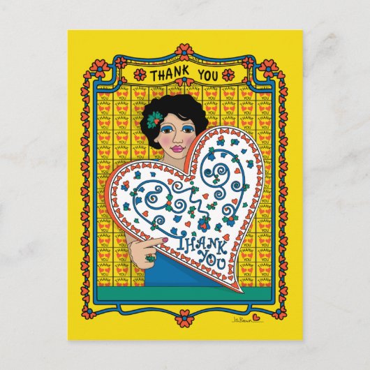 Carte postale de remerciement (Devant)