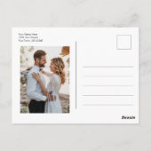 Carte postale de remerciement à l'aquarelle d'euca (Dos)