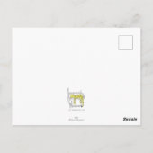 Carte postale de remerciement adorable wombat (Dos)