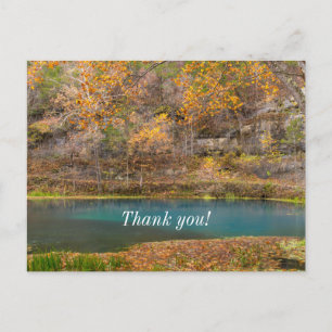 Carte postale de remerciement Alley Spring View