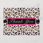 Carte postale de remerciement avec impression d'an (Devant)