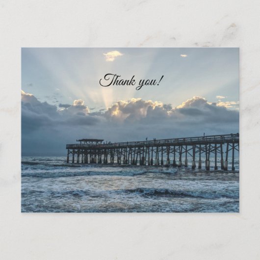 Carte postale de remerciement Breaking Through At (Devant)