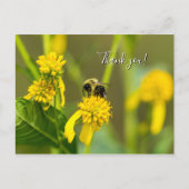 Carte postale de remerciement Bumblebee (Devant)