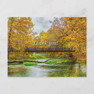 Carte postale de remerciement de la rivière Alley