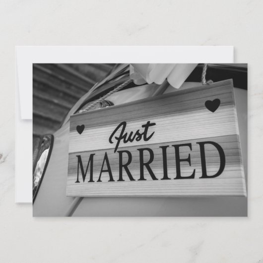 Carte postale de remerciement de mariage manuscrit (Devant)