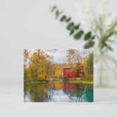 Carte postale de remerciement du moulin et de la s (Debout devant)