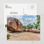 Carte postale de remerciement du parc d'État Eleph (Devant / Derrière)