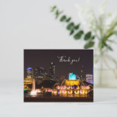 Carte postale de remerciement du parc Grant à Chic (Debout devant)