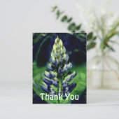 Carte postale de remerciement fleur abstraite de l (Debout devant)