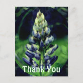 Carte postale de remerciement fleur abstraite de l (Devant)