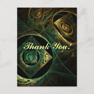 Carte postale de remerciement Magical Vibrations
