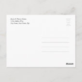 Carte postale de remerciement pour collage photo f (Dos)