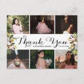 Carte postale de remerciement pour collage photo f (Devant)