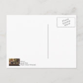 Carte postale de remerciement pour la nourriture d (Dos)