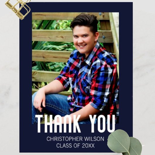 Carte postale de remerciement pour la remise des d