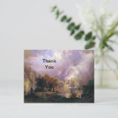 Carte postale de remerciement pour le paysage de l (Debout devant)