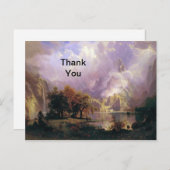 Carte postale de remerciement pour le paysage de l (Devant / Derrière)