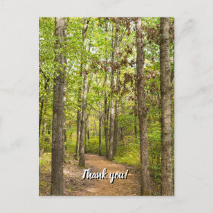 Carte postale de remerciement Promenade paisible