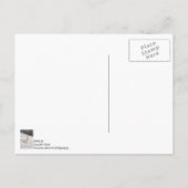 Carte postale de remerciement Snow Goose Strut (Dos)