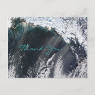 Carte postale de remerciement tempête de poussière