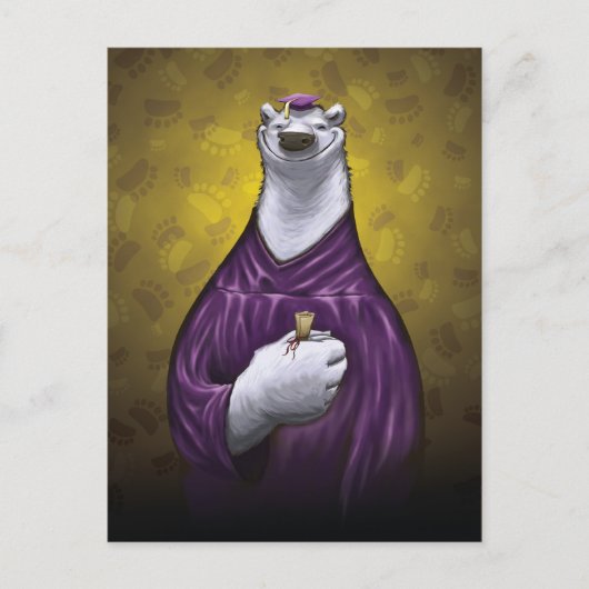 Carte postale de remise de diplômes ours polaire v (Devant)