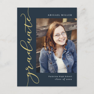 Carte postale de remise des diplômes couleur édita