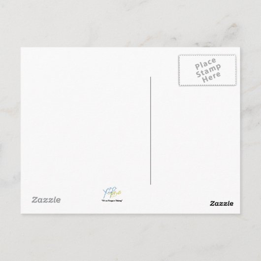 Carte postale de remontée du visage de Yooper (Dos)